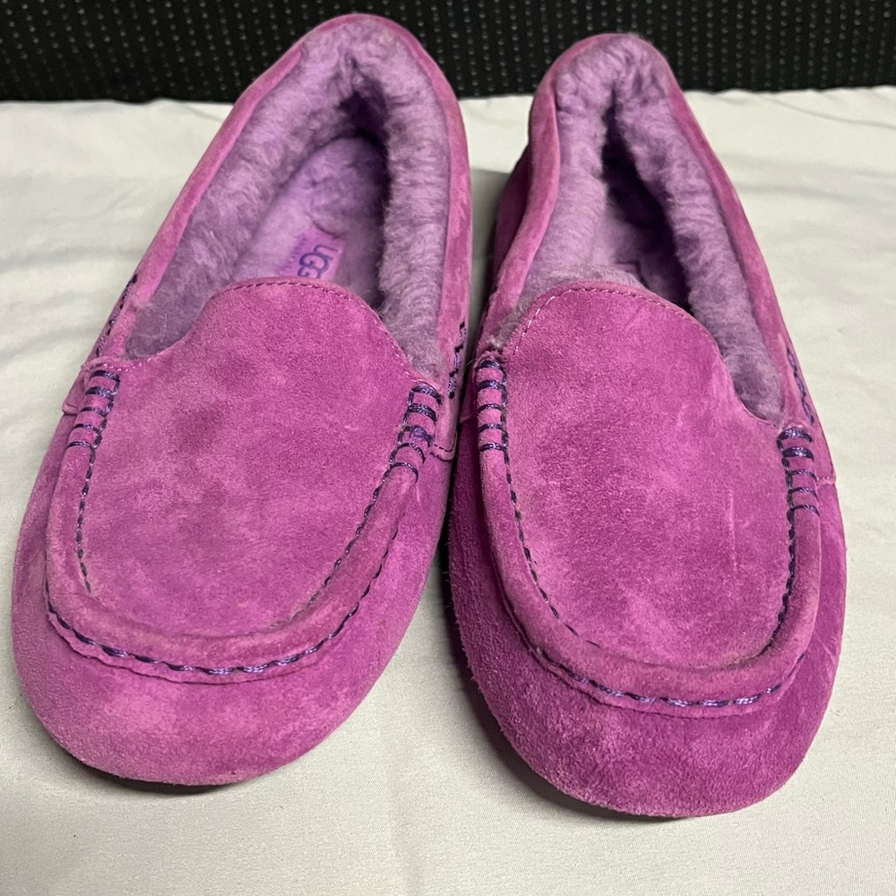UGG Women's purple Suede Slippers